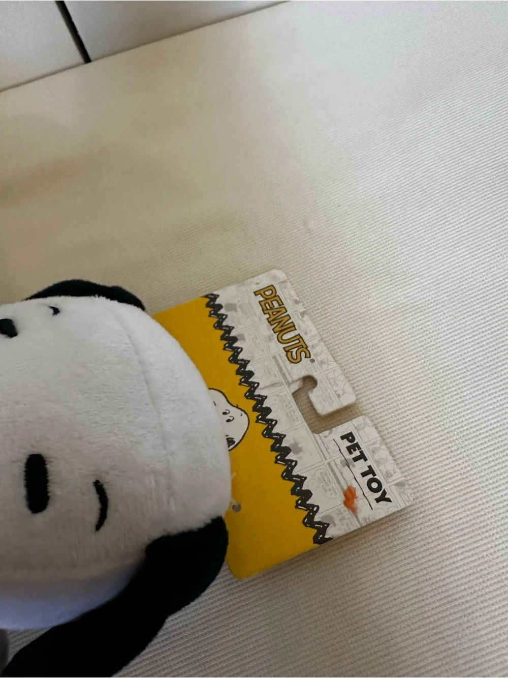 Peanuts Snoopy Plush - White with Black Ears & Red Collar